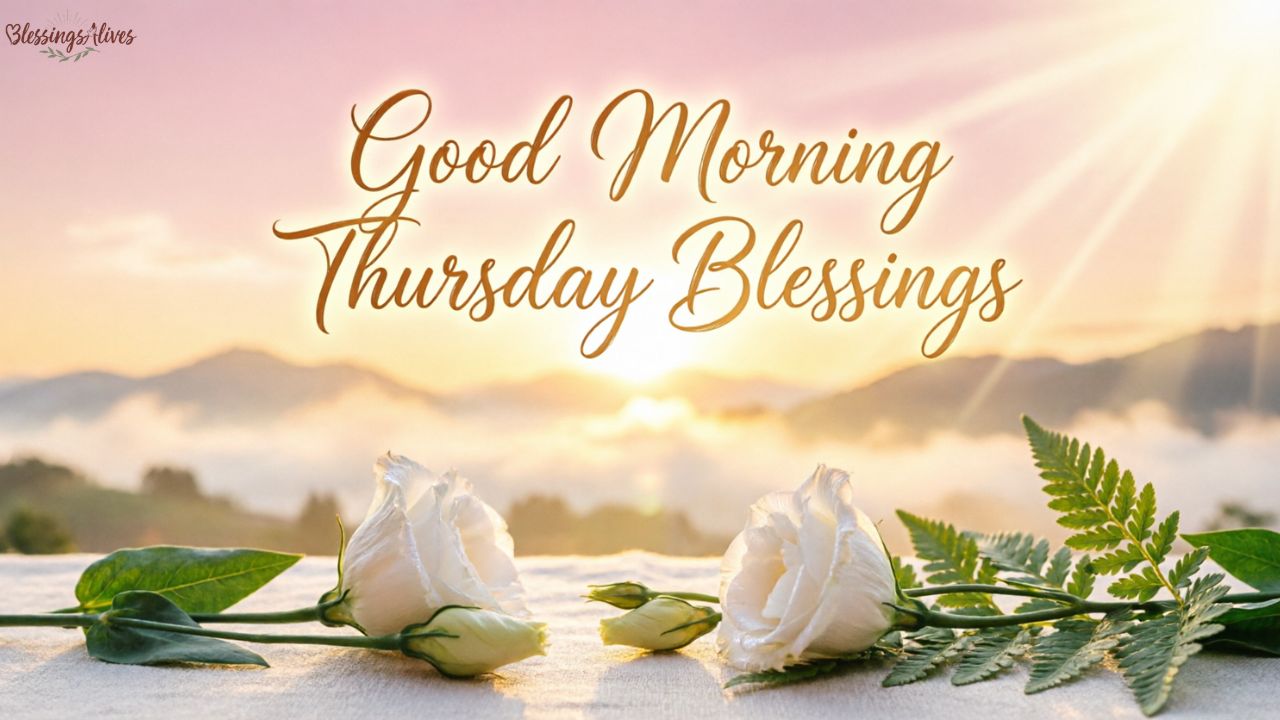 Good Morning Thursday Blessings