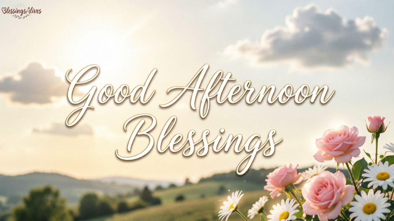 Good Afternoon Blessings