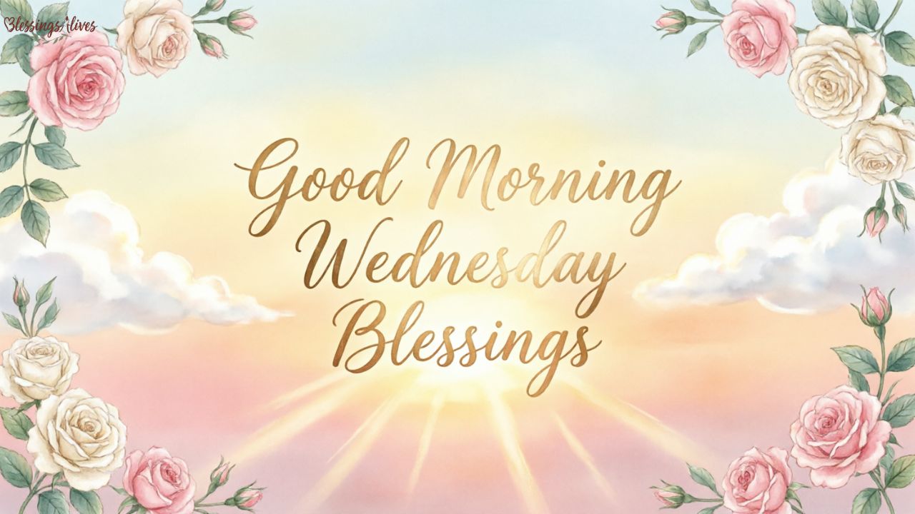 Good Morning Wednesday Blessings