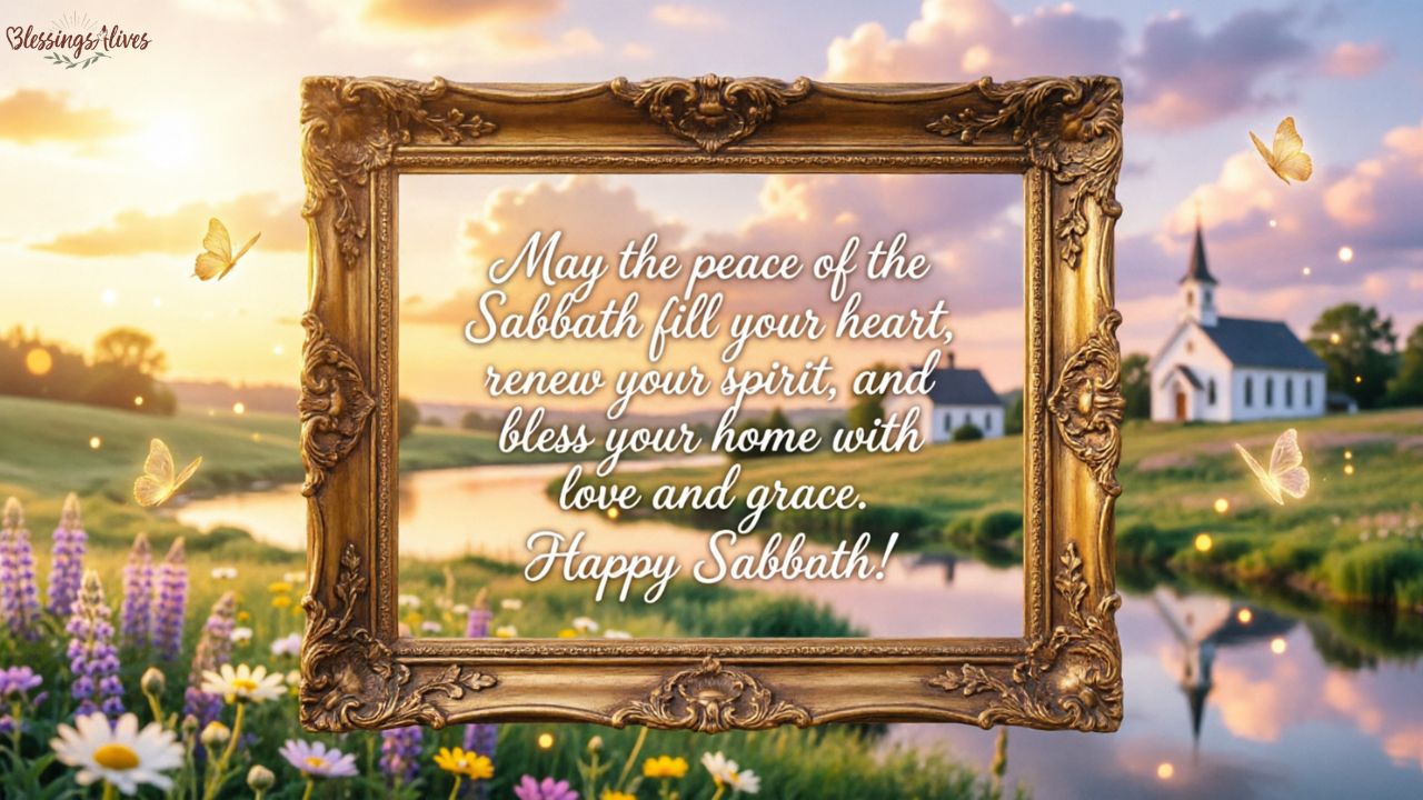 Happy Sabbath Blessings (Perfect for GIFs/Images)