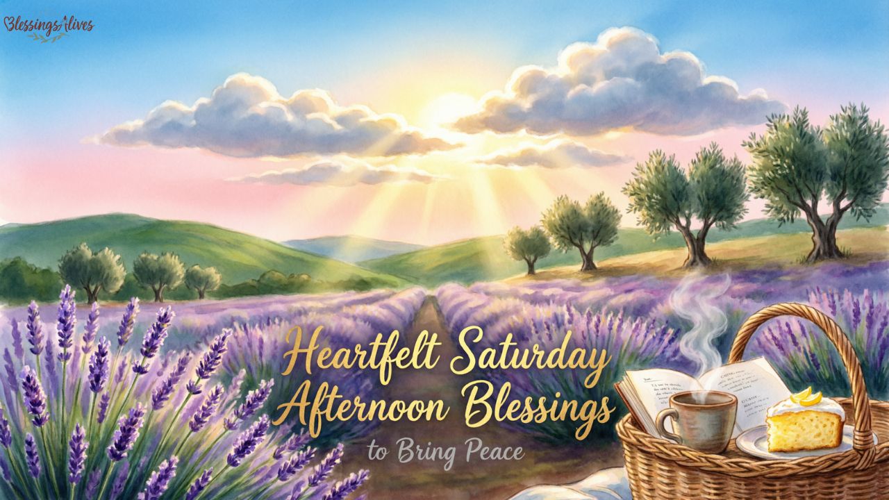 Heartfelt Saturday Afternoon Blessings to Bring Peace