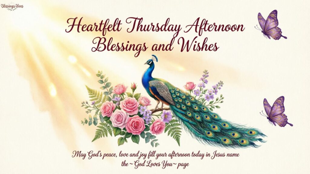 Heartfelt Thursday Afternoon Blessings and Wishes