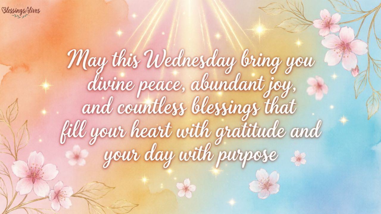Powerful Good Wednesday Morning-Blessings