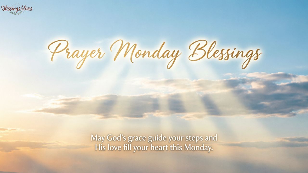Prayer Monday Blessings
