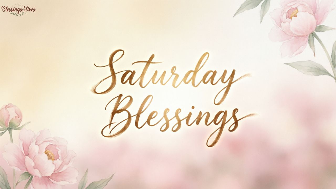 Saturday Blessings
