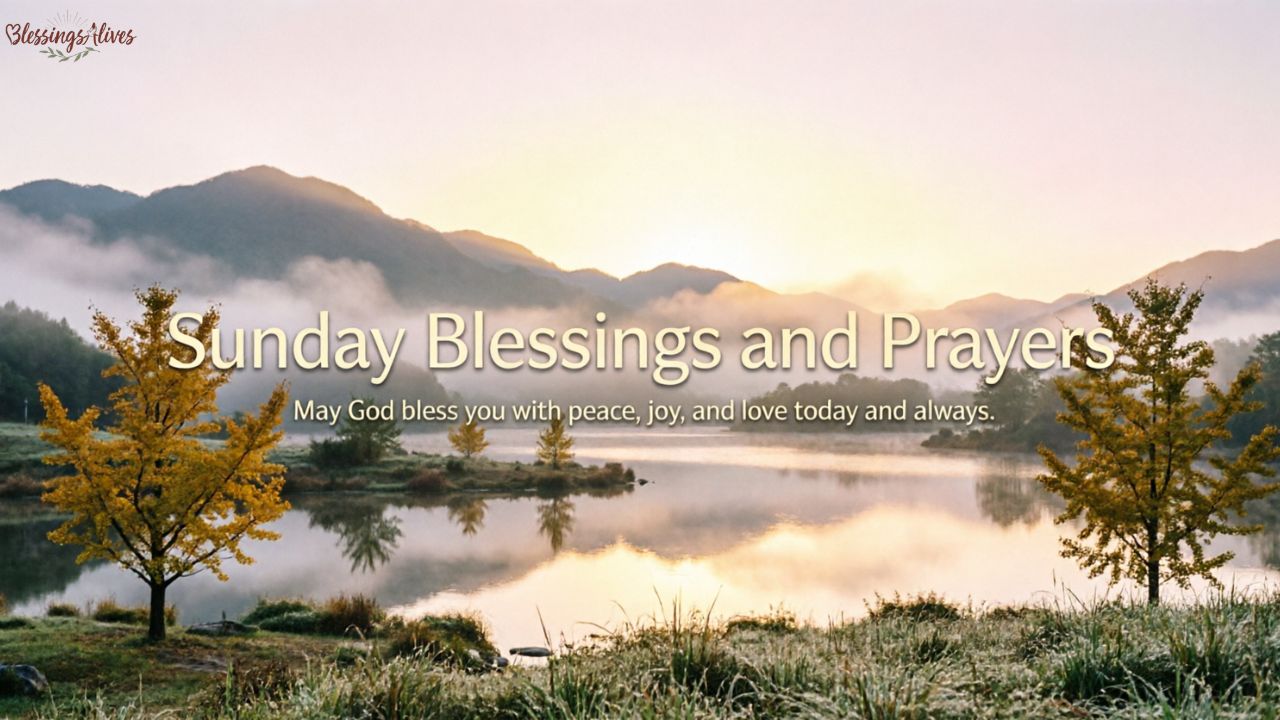 Sunday Blessings and Prayers