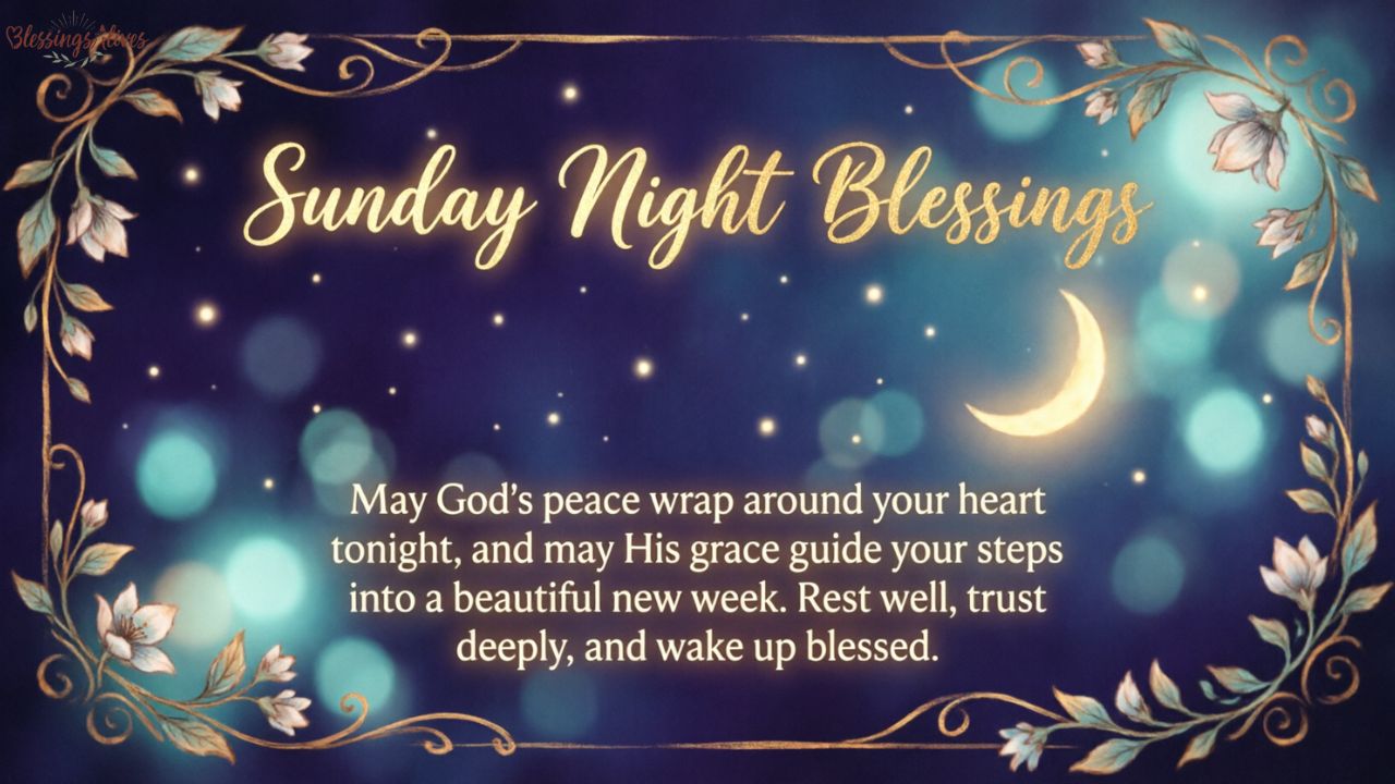 Sunday Night Blessings