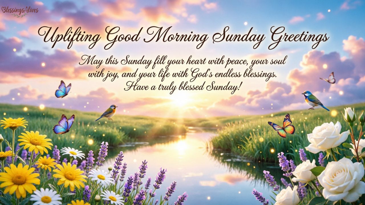 Uplifting Good Morning Sunday Greetings