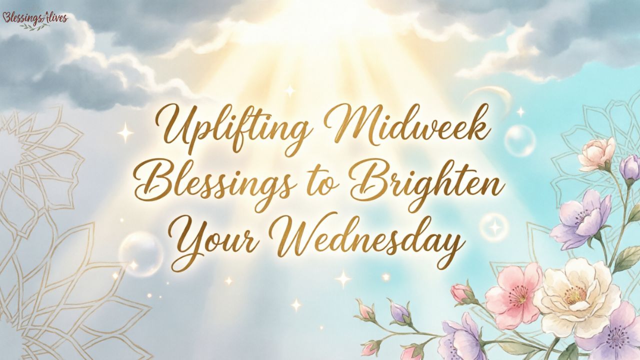 Uplifting Midweek Blessings to Brighten Your Wednesday