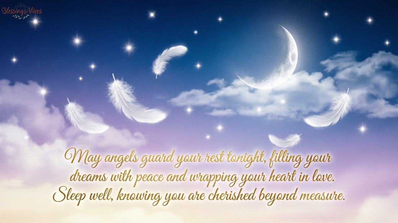 Beautiful Blessings for Sweet Dreams Good Night