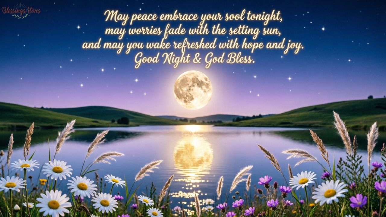 Beautiful Good Night Blessings to End the Day Right