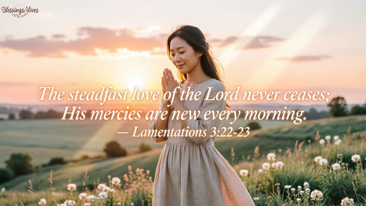 Bible Verse for New Week Blessings