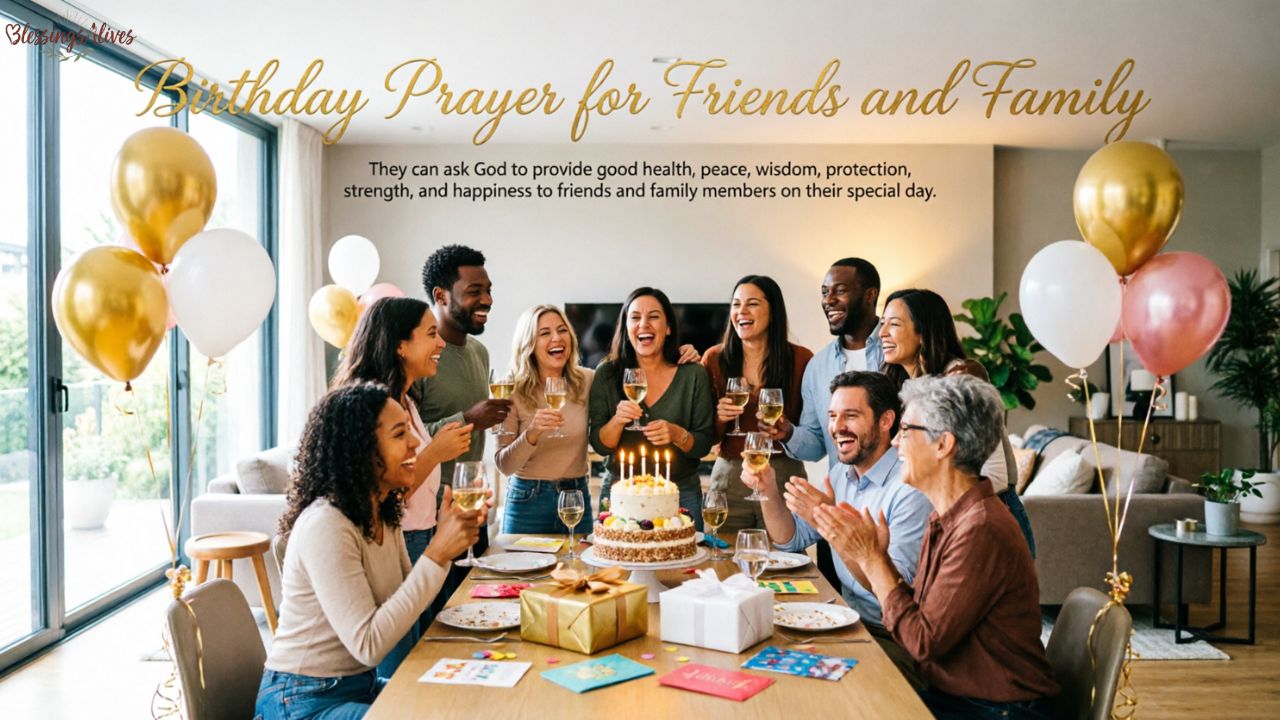 Birthday Prayer for Friends and Family
