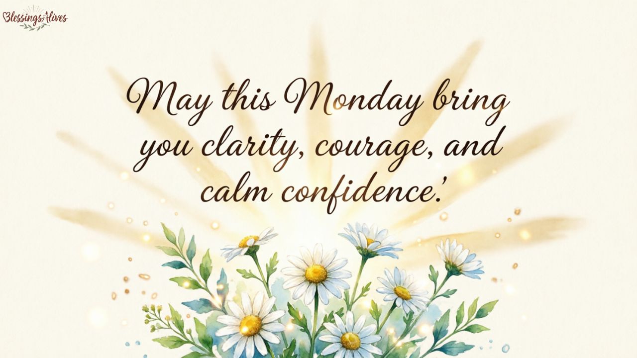 Good Morning Monday Blessings for a Positive Start