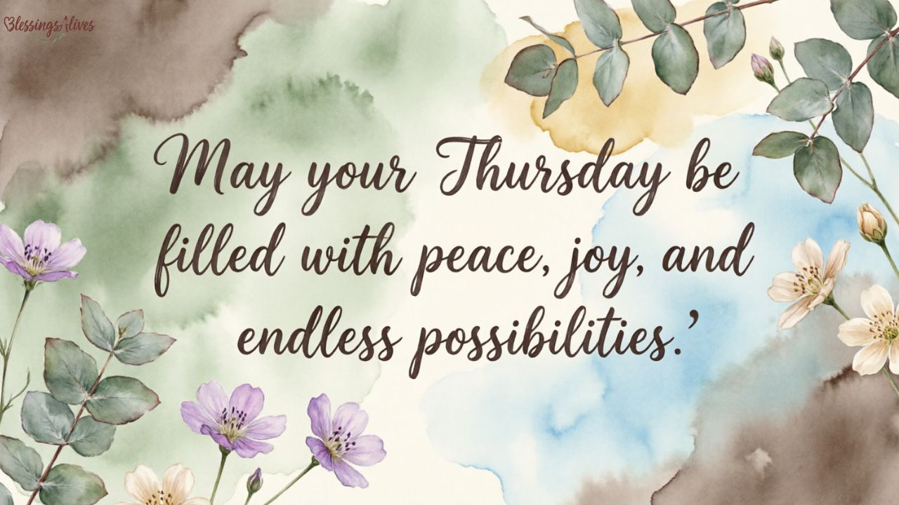 Happy Thursday Blessings