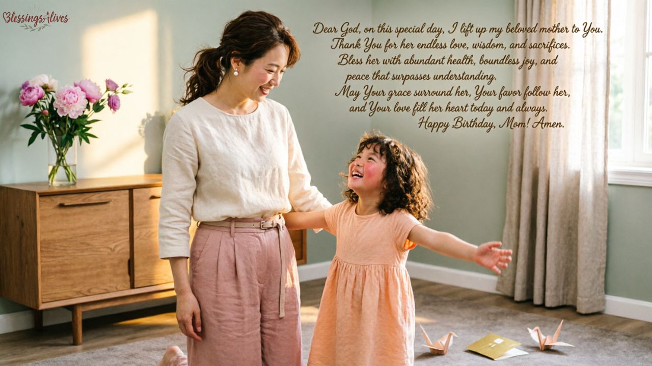 Loving Birthday Prayer for a Mother