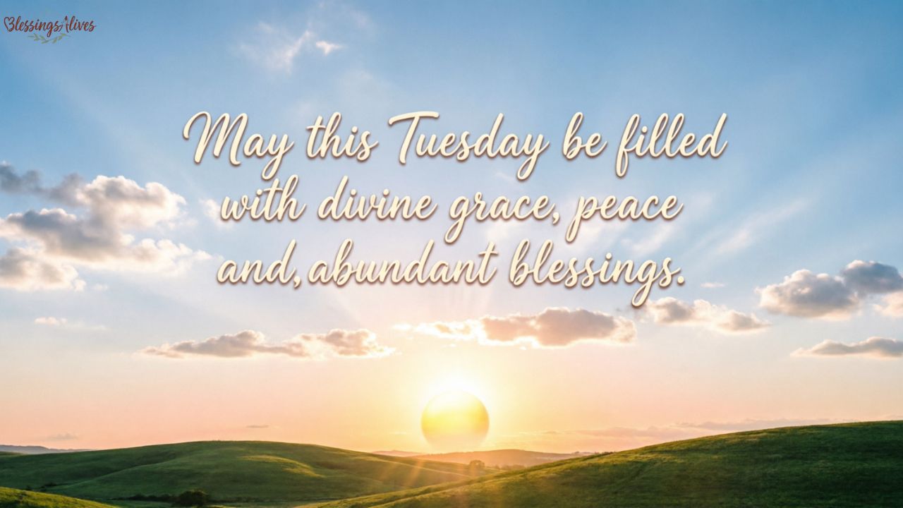 Spiritual and Religious Good Morning Blessed Tuesday