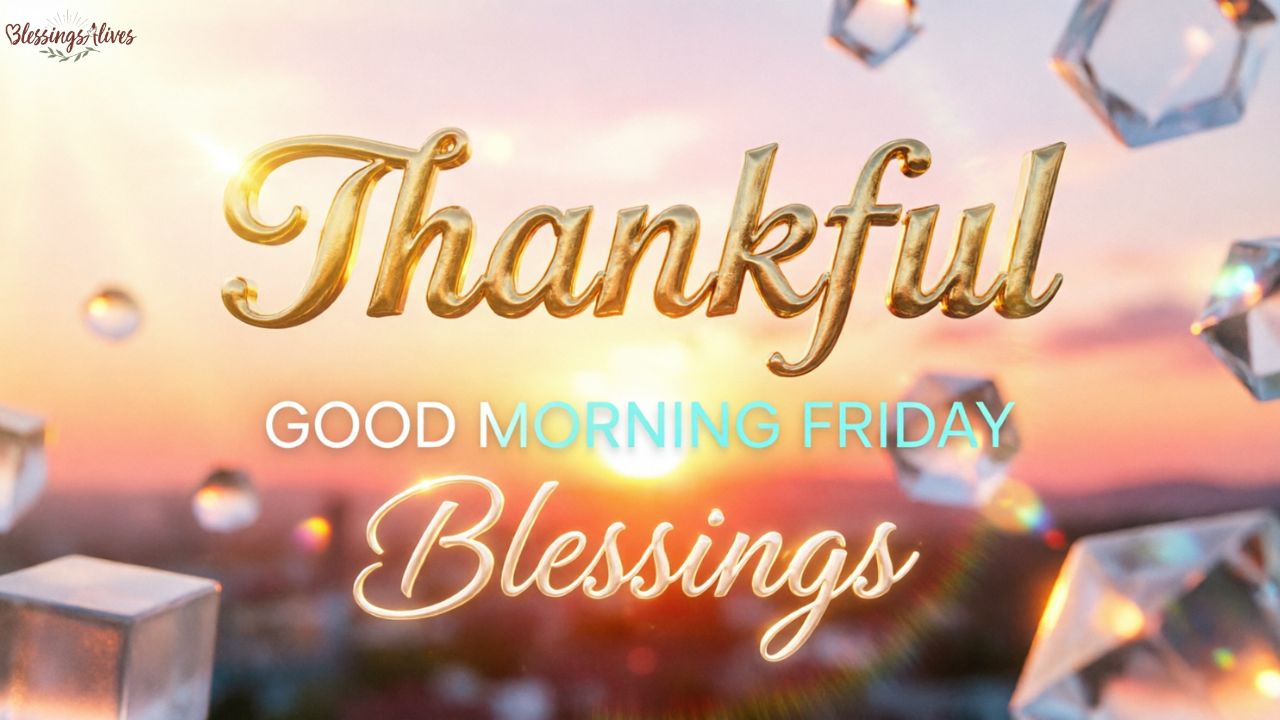 Thankful Good Morning Friday Blessings Gif