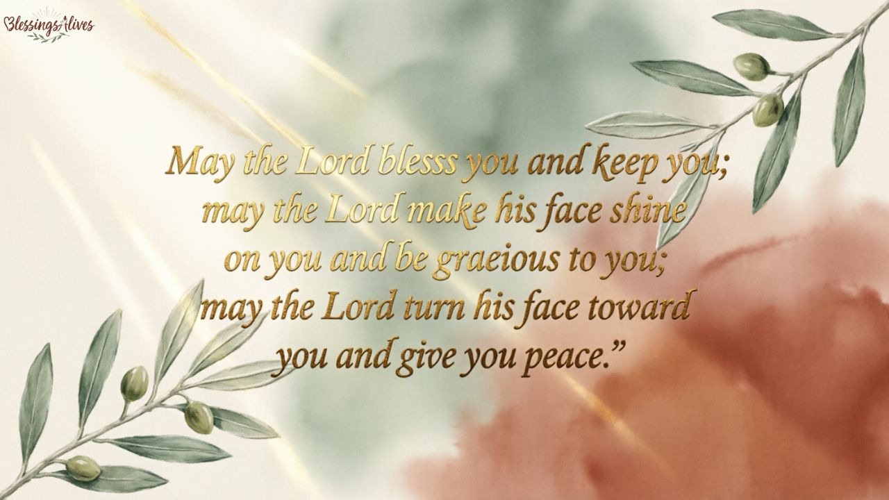 The Aaronic Blessing and Priestly Blessing