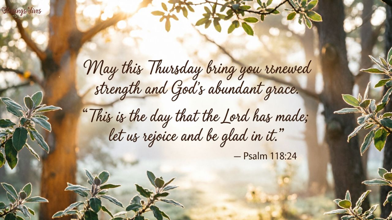 Thursday Blessings Bible Verses