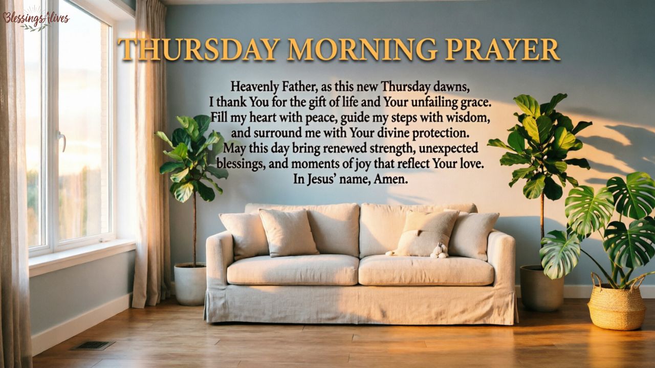Thursday Morning Prayers
