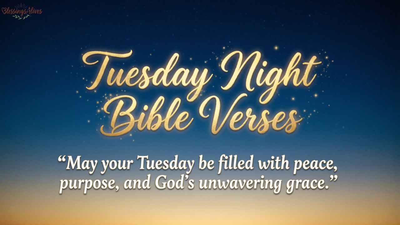  Tuesday Night Bible Verses
