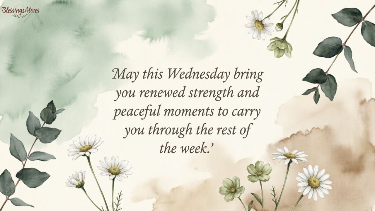 Wednesday Blessings Quotes for Midweek Inspiration