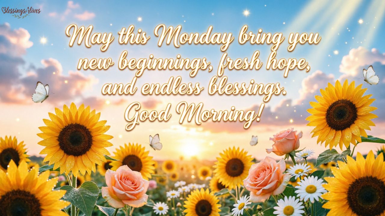 Good Morning Monday Blessings
